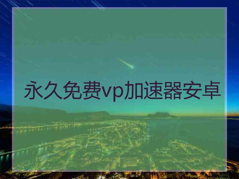 永久免费vp加速器安卓