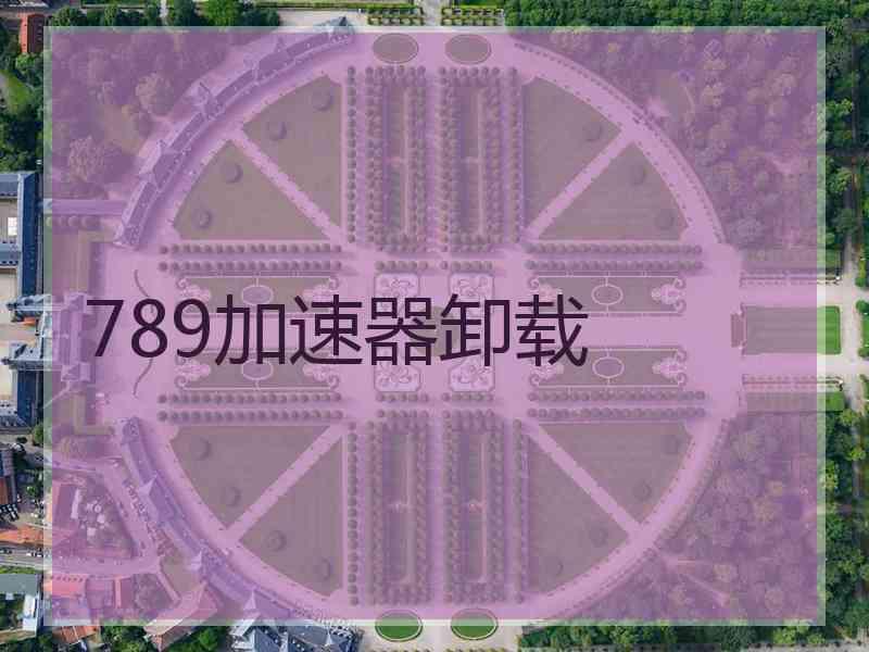 789加速器卸载